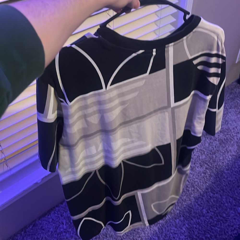 Adidas Block Pattern Graphic Tee - image 2